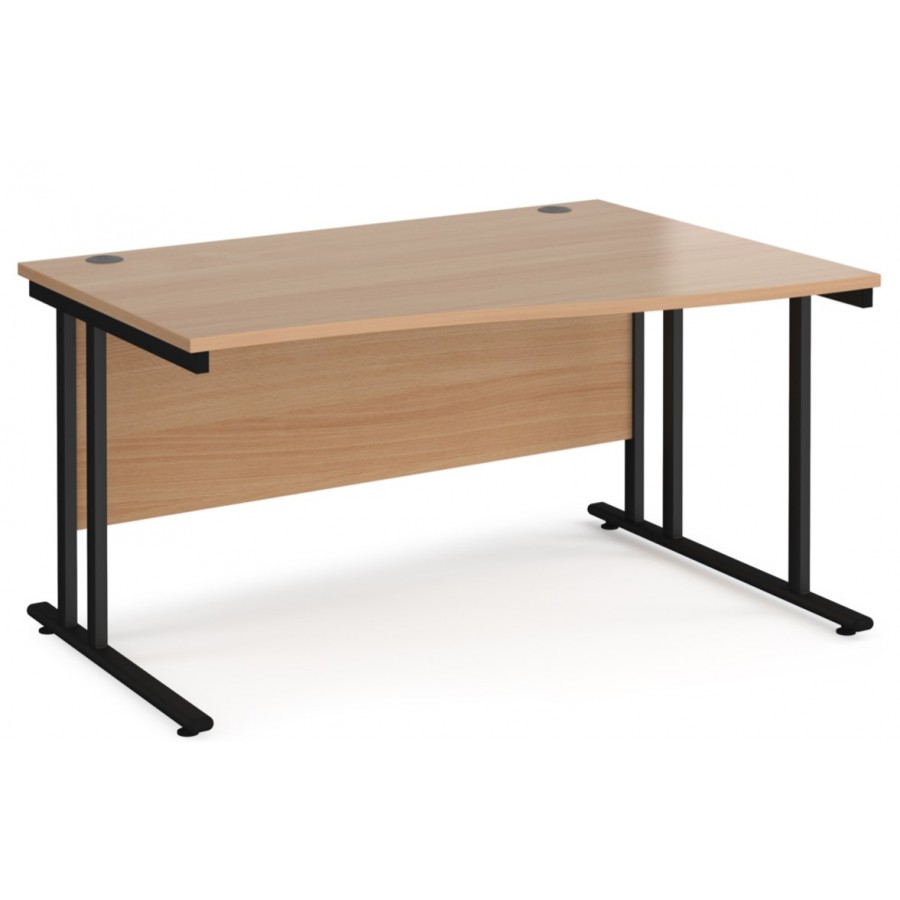 Maestro Cantilever Wave Office Desk